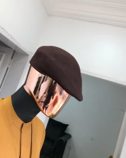 A brown Kangol Mens Fashion Hats