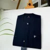 A Charcoal Black stripe with an inverted travelling pocket Senator kaftan and Sokoto
