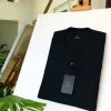 A Charcoal black zip-line African kaftan
