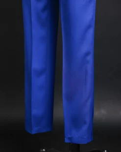 A Cobalt Blue, Shawl Lapel Suit.