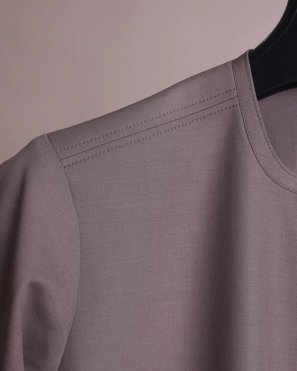 A fossil grey, return front flap with clear view Swarovski button details, short sleeve African senator kaftan native.