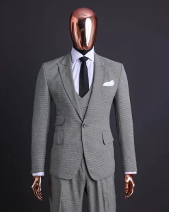 A Houndstooth Check Business Suit.