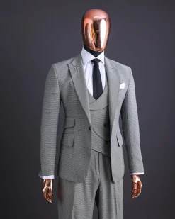 A Houndstooth Check Business Suit.