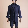 A Navy Blue Corduroy Jacket