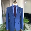 A Navy Blue Irish “Board Room” Peak Lapel Suit