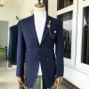 A Navy blue Reloaded “Catch Me If You Can” Business Suit
