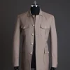 A Pencil Stripe, “Combat” Brown Jacket.