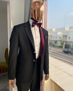 A Reloaded “falz” 3 lapel (shawl andnotch) tuxedo suit
