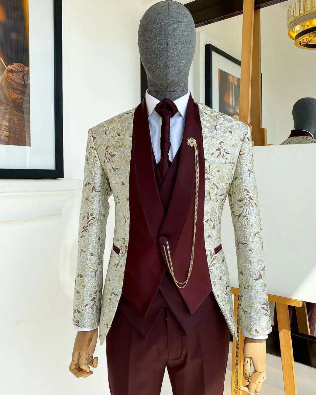 A Reloaded “Lugard” Jacquard Tuxedo Suit