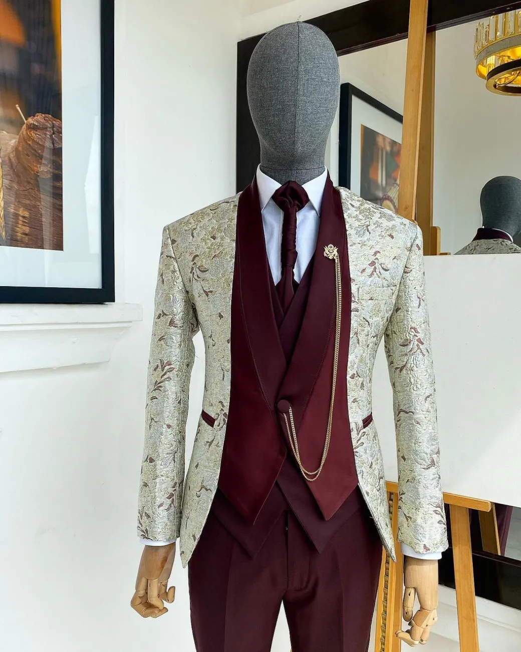 A Reloaded “Lugard” Jacquard Tuxedo Suit