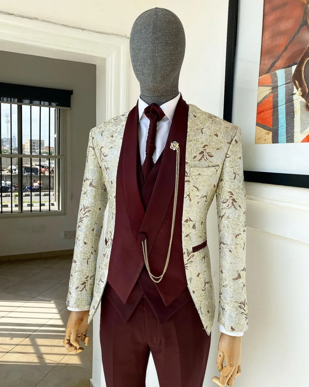 A Reloaded “Lugard” Jacquard Tuxedo Suit