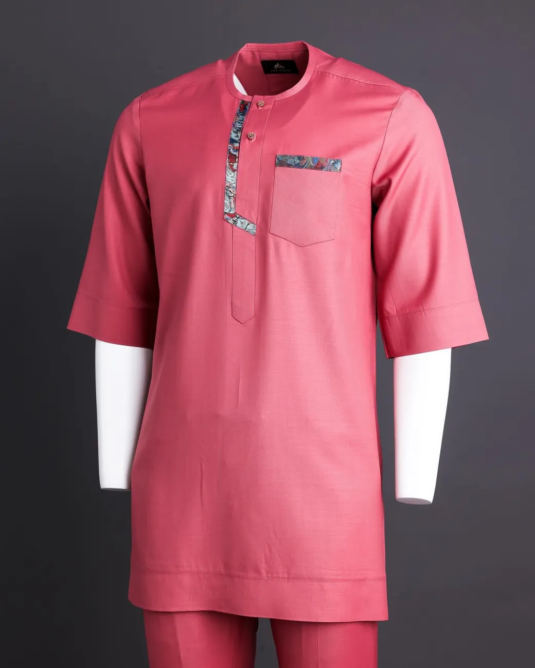 A Rogue Pink, Paisley Mix Kaftan.