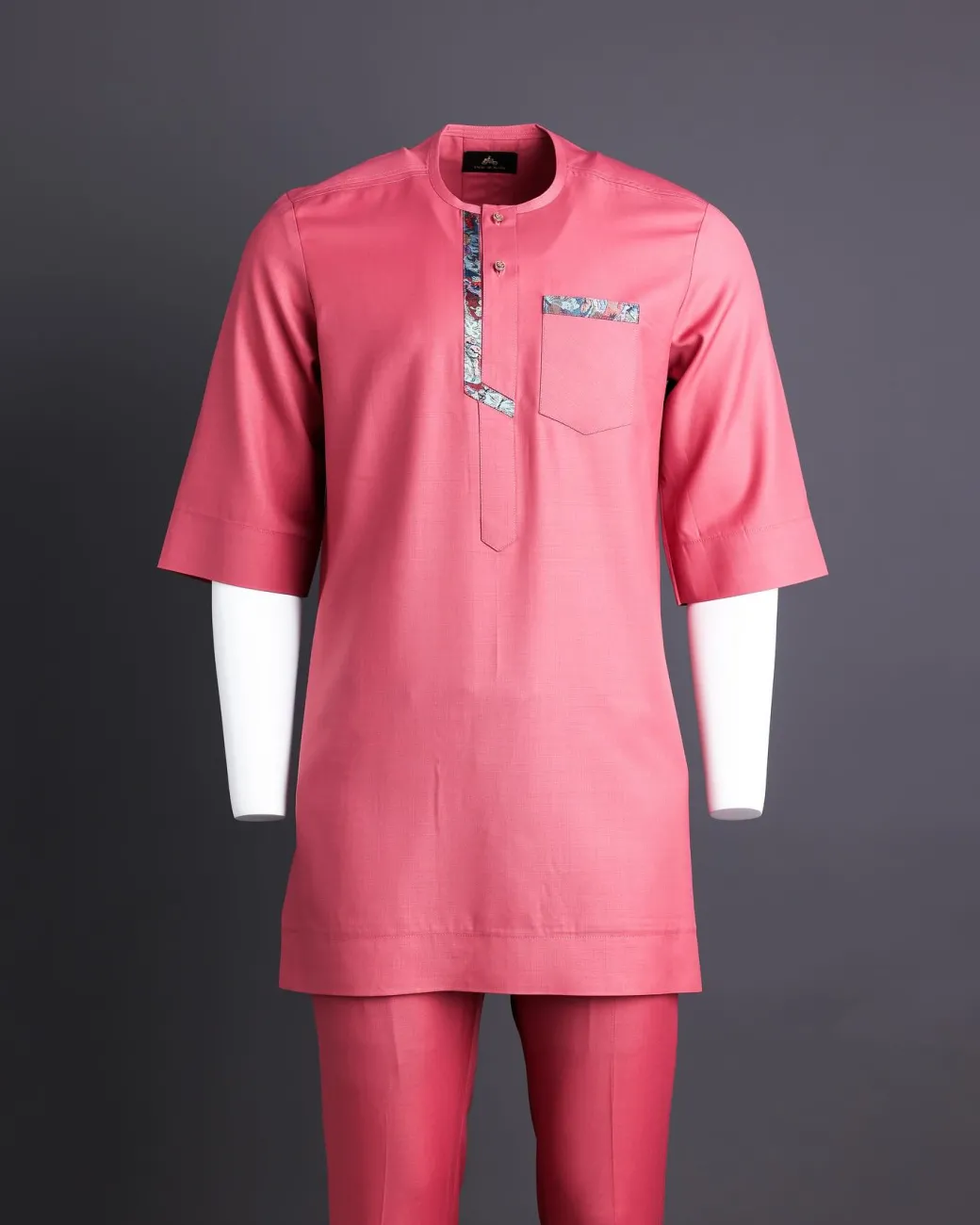 A Rogue Pink, Paisley Mix Kaftan.