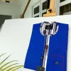 A Royal blue African kaftan with walk to grade silk lining detailing and sokoto