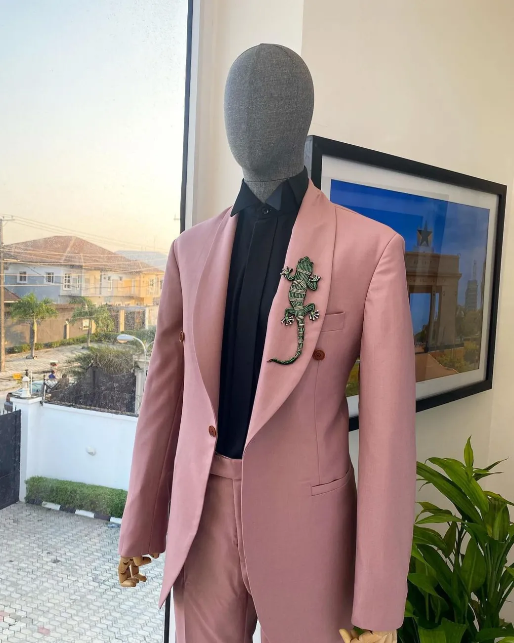 A Shade of Mauve, Single Breasted Shawl Lapel Suit