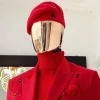 A Tomato Red beret hat