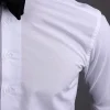 A White, Paisley Print Wing Collar Tuxedo Shirt