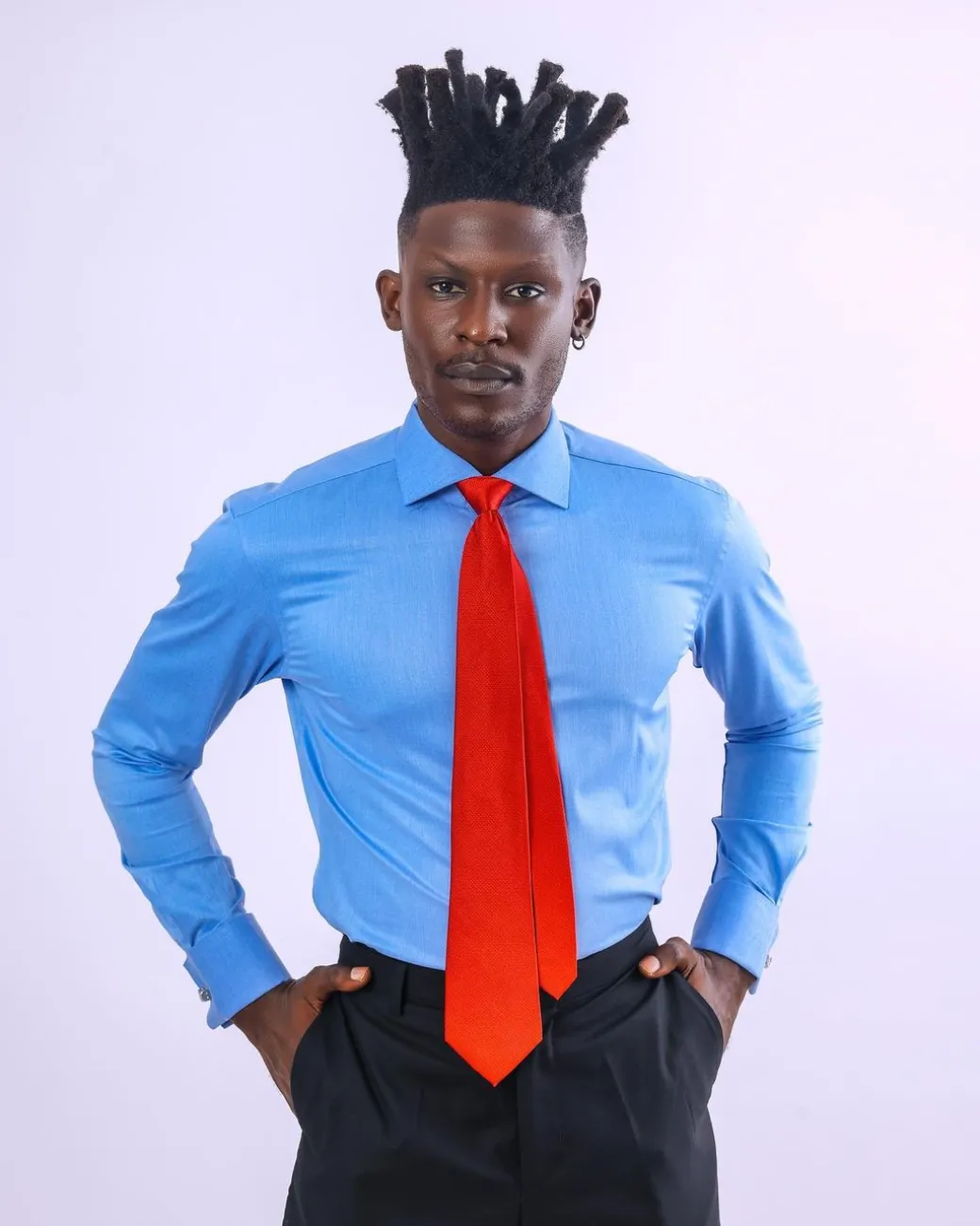 A Zero Pressure, Navy Blue shirt.
