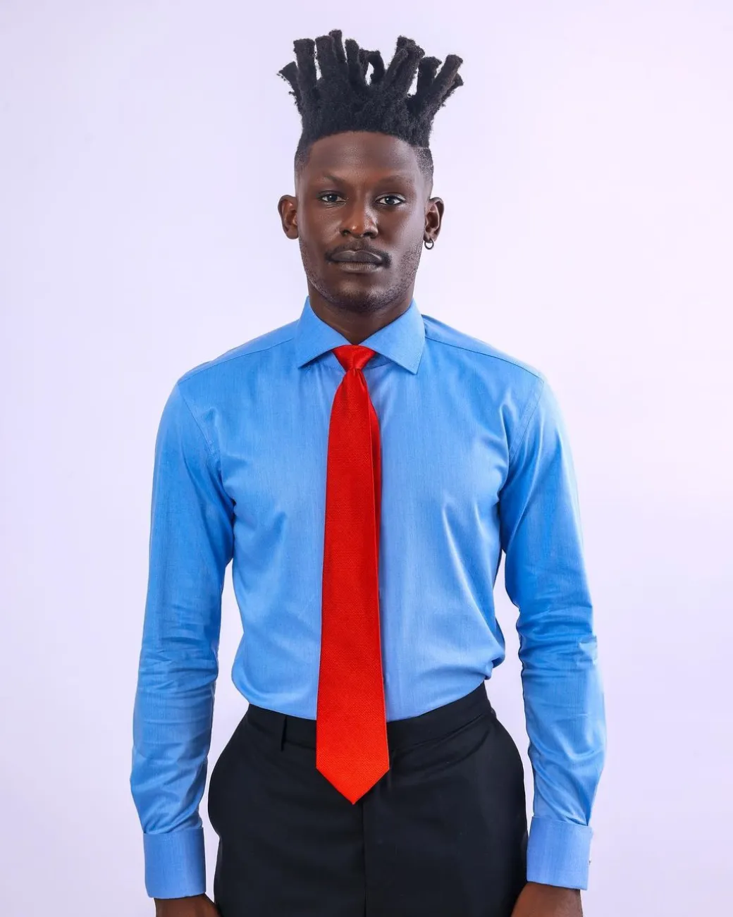 A Zero Pressure, Navy Blue shirt.