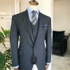 An “Irish” Grey Notch Lapel corporate suit.