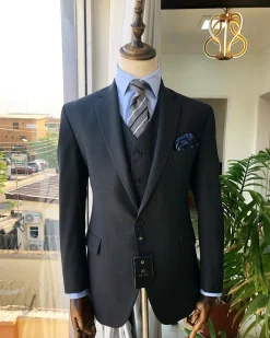 An “Irish” Grey Notch Lapel corporate suit.
