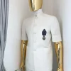 An Ivory White “French” Safari Suit
