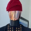 Red Hand-Picked Tomato Red Yoruba Hat