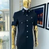 The Charcoal Black reloaded vintage “Havana” French safari suit