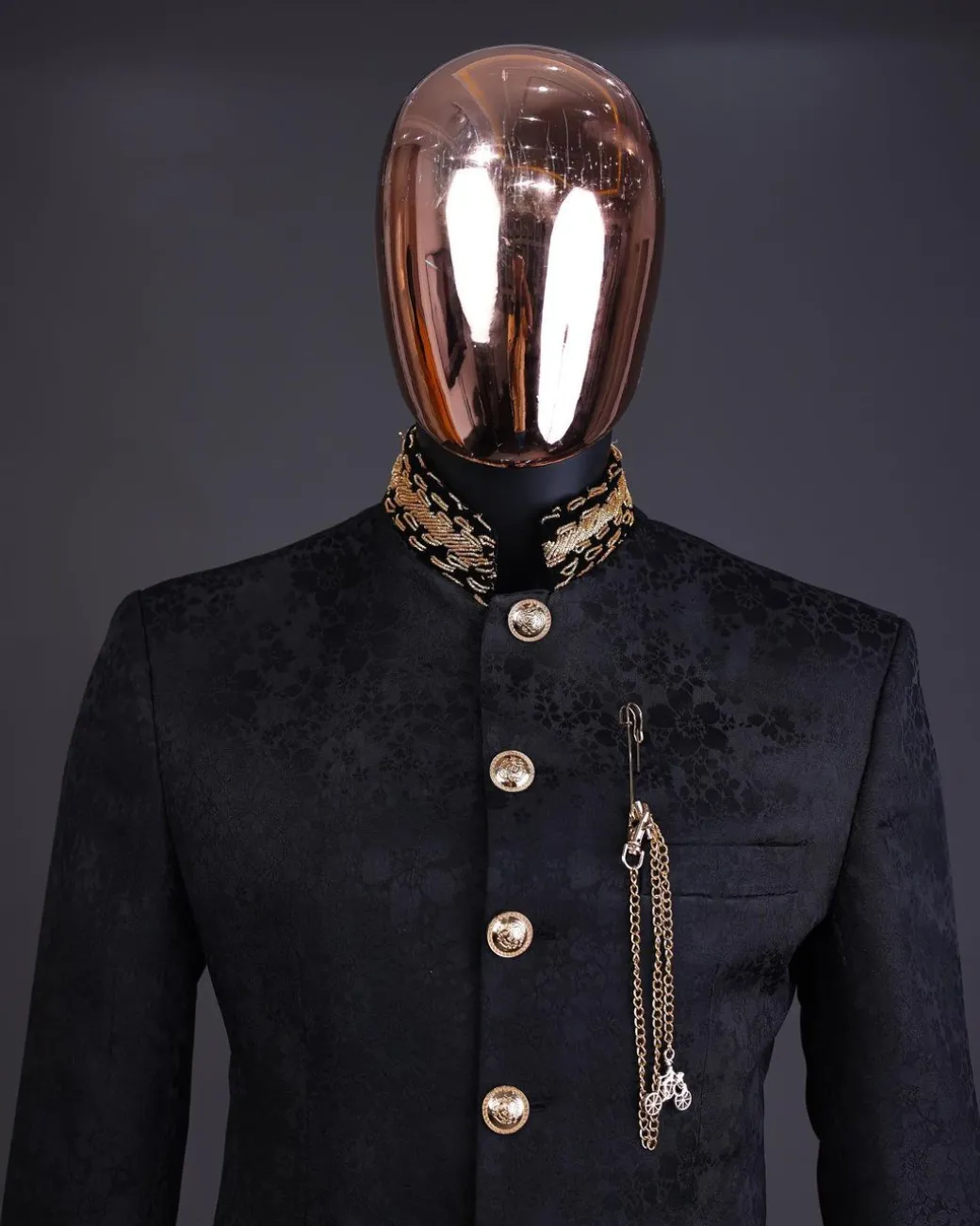 The “Prince of Persia” black ceremonial trench suit