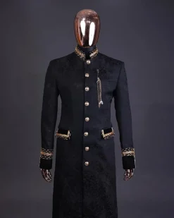 The “Prince of Persia” black ceremonial trench suit