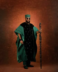 The “Regalia”Agbada.
