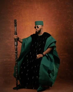 The “Regalia”Agbada.