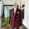 The reloaded dark “chocolate” brown monochrome double breasted suit
