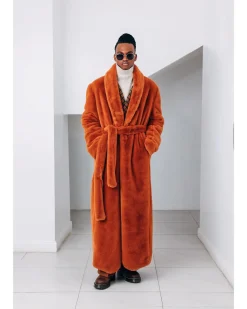 The Rust Brown Overall Fur-Coat.