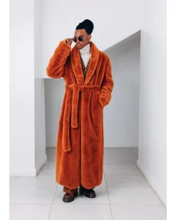 The Rust Brown Overall Fur-Coat.