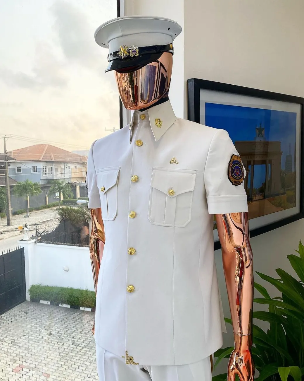 The Snow White “Pearl Harbor” Vintage “Havana” French Safari Suit