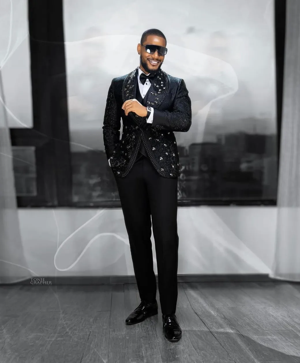 The “Sparklaid” Suit.