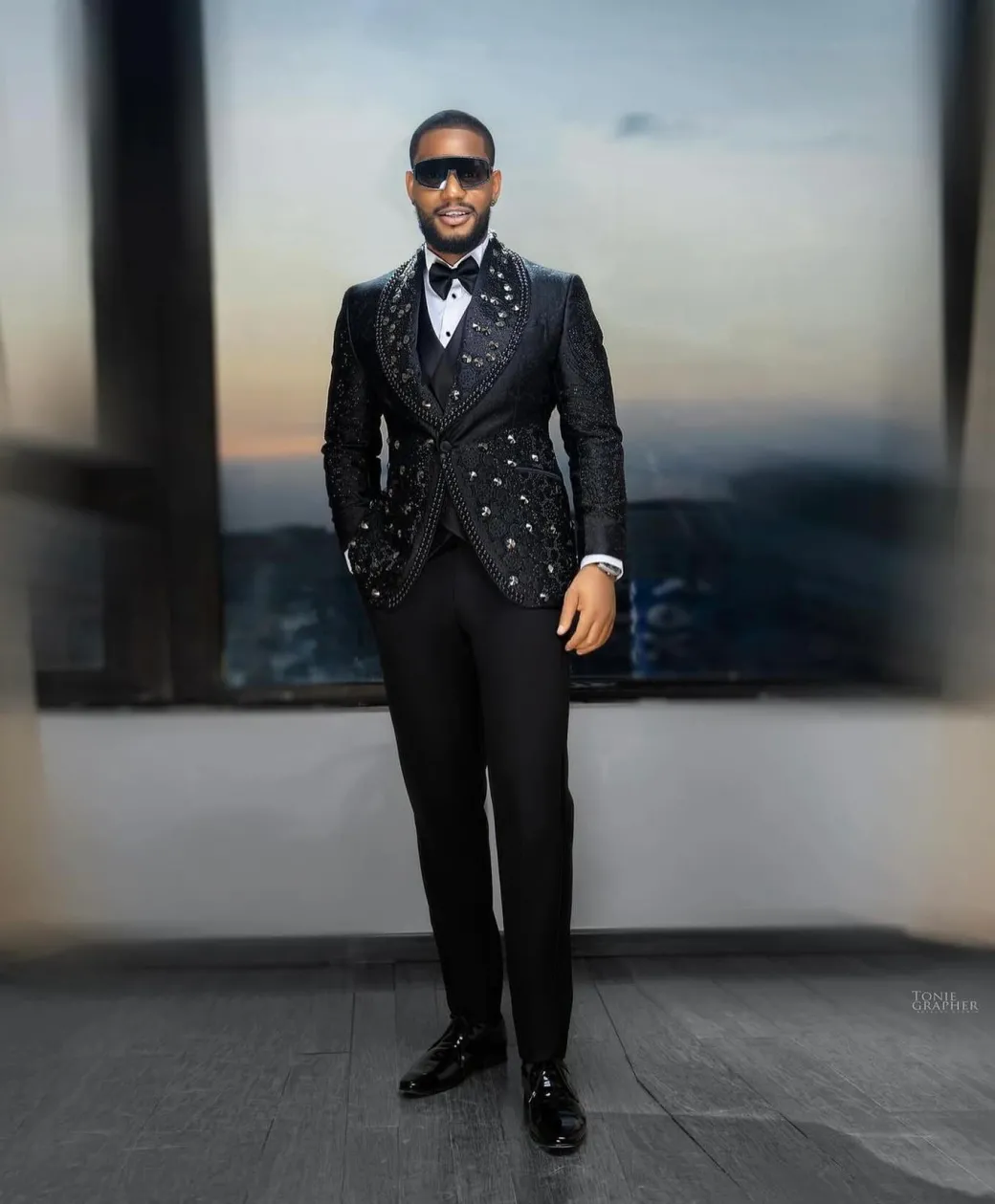 The “Sparklaid” Suit.