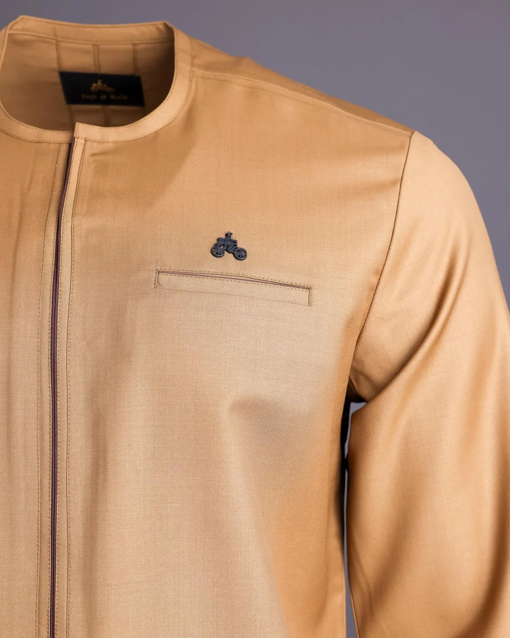 Tortilla brown 3/4 sleeve kaftan.
